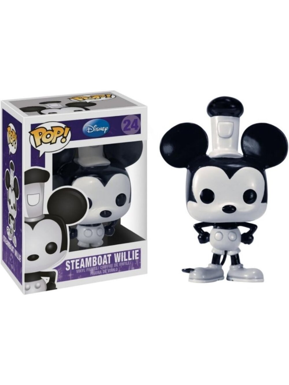 Disney Steamboat Willie Vinyl Figure - Fun Collectible, Great Gift for Fans